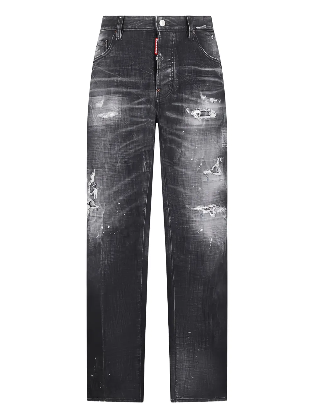 DSQUARED2 Straight jeans Zwart
