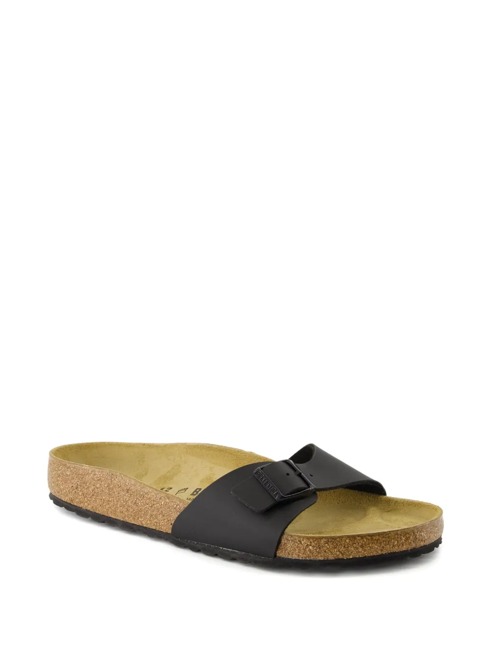 Birkenstock Madrid buckle single-band sandals Black