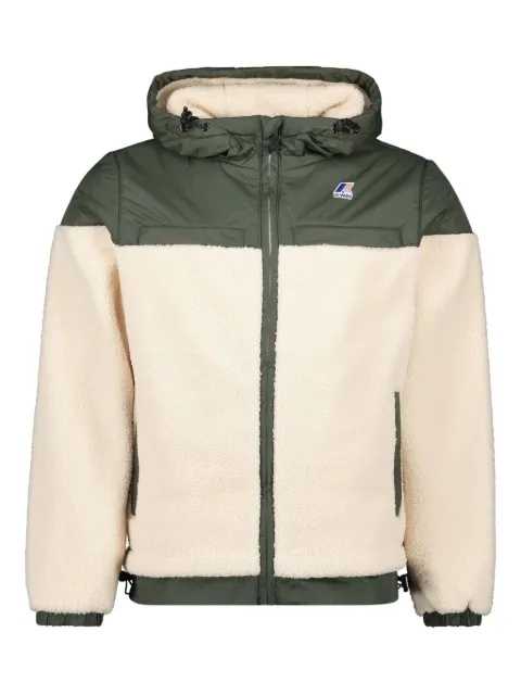 K-Way Le Vrai 3.0 Jildaz Orsetto sherpa-panelled hooded jacket