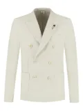 Lardini double-breasted patch-pocket blazer - Neutrals