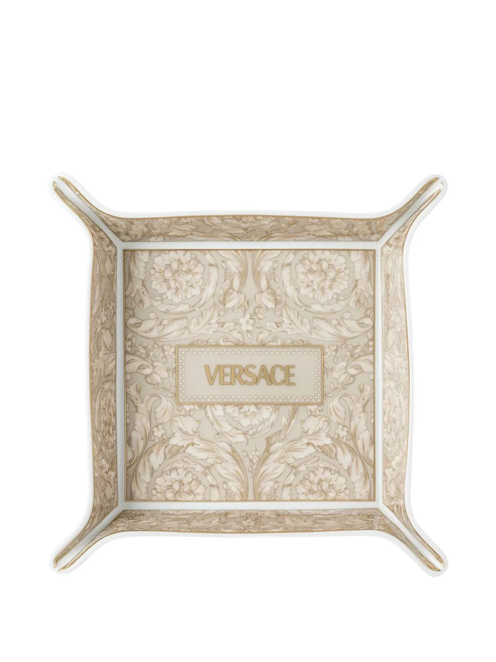 Versace Barocco-print Tray