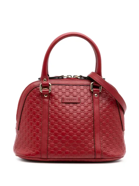 Gucci Pre-Owned 2016-2024 Mini Microguccissima Dome satchel