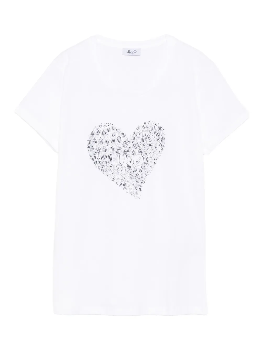 LIU JO T-shirt met hartprint Wit