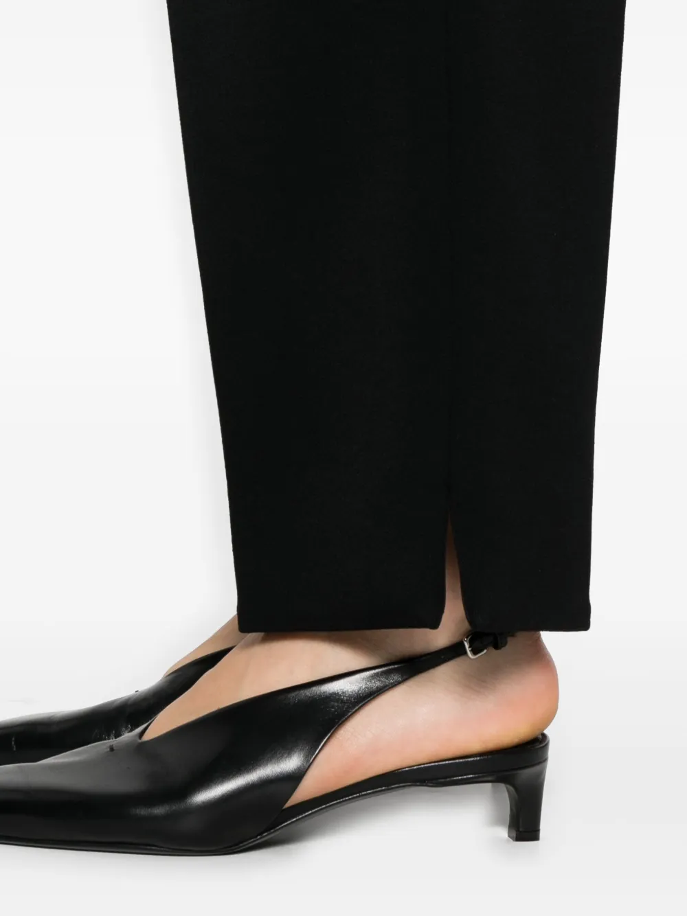 Giorgio Armani pleat-detailed trousers Zwart