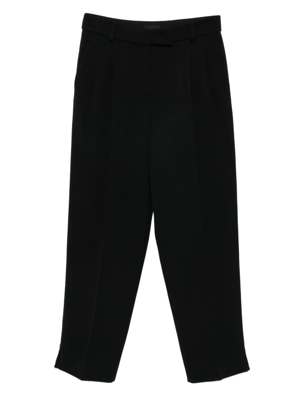 Giorgio Armani pleat-detailed trousers Zwart