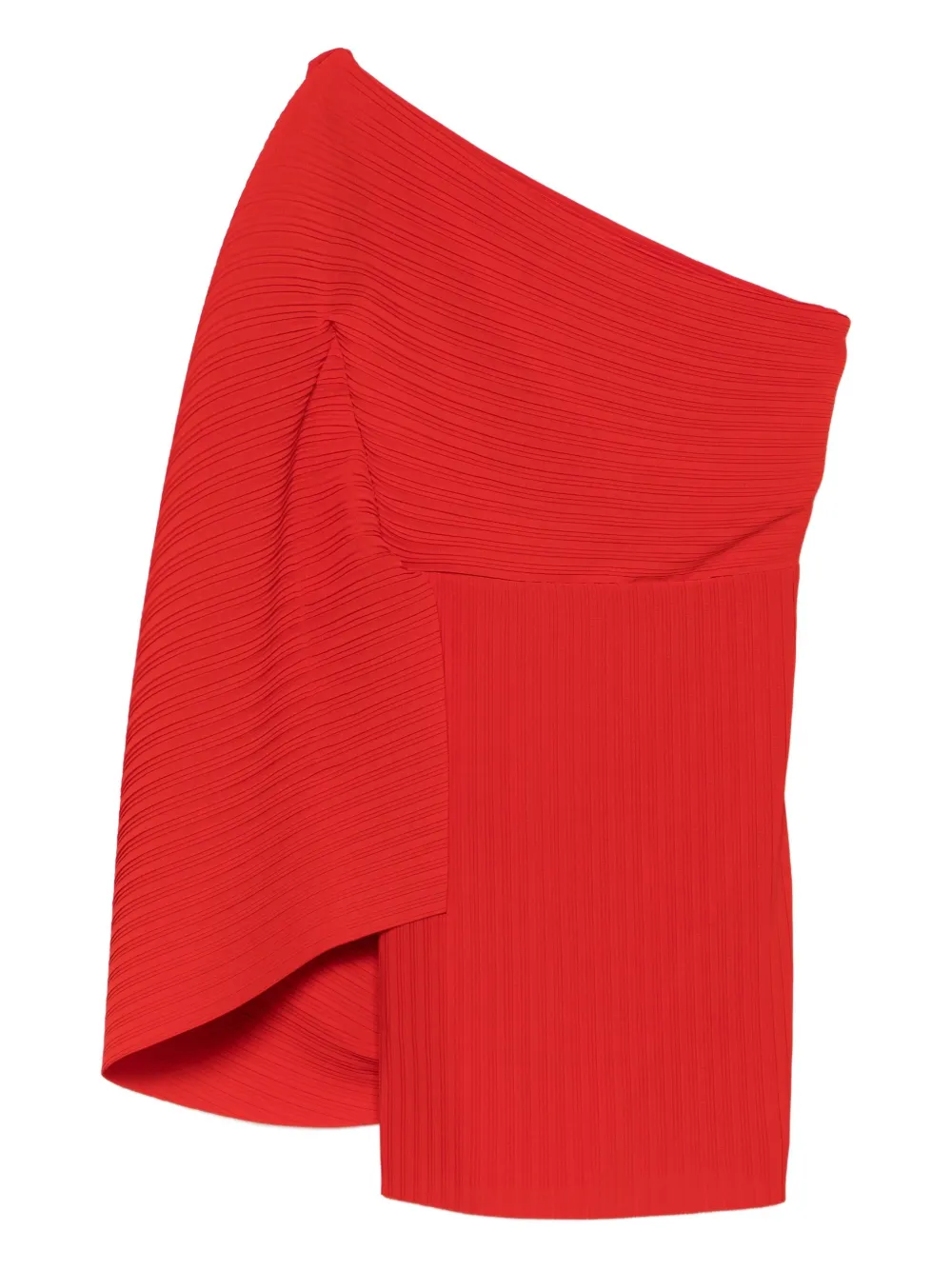 Solace London Asymmetrische mini-jurk Rood