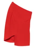 Solace London one-shoulder mini dress - Red