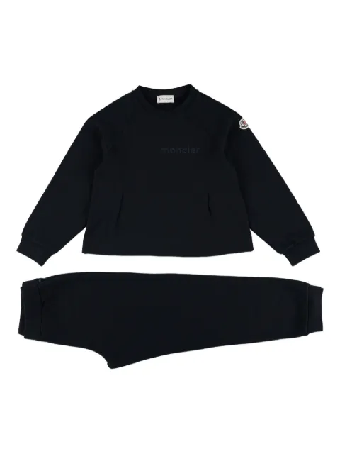 Moncler Enfant logo-embroidered tracksuit set