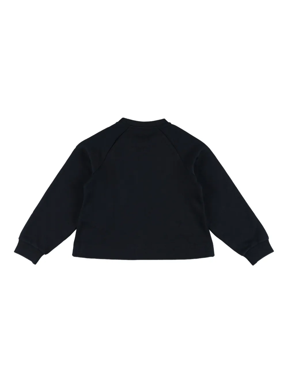 Moncler Enfant logo-embroidered tracksuit set Zwart