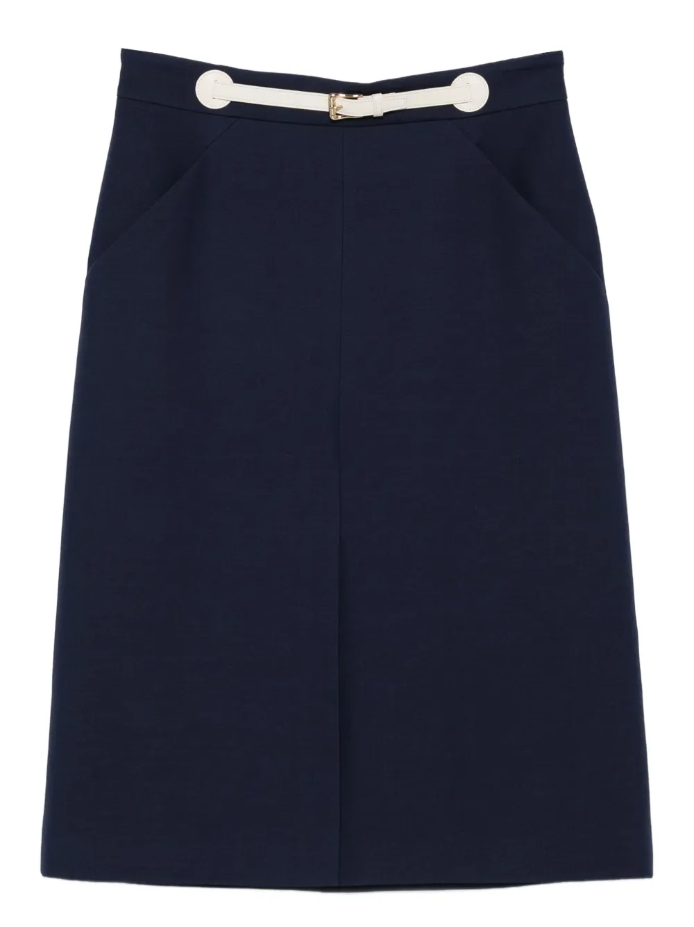 Valentino Garavani Midi-rok met ceintuur Blauw