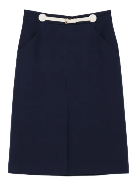 Valentino Garavani belted midi skirt