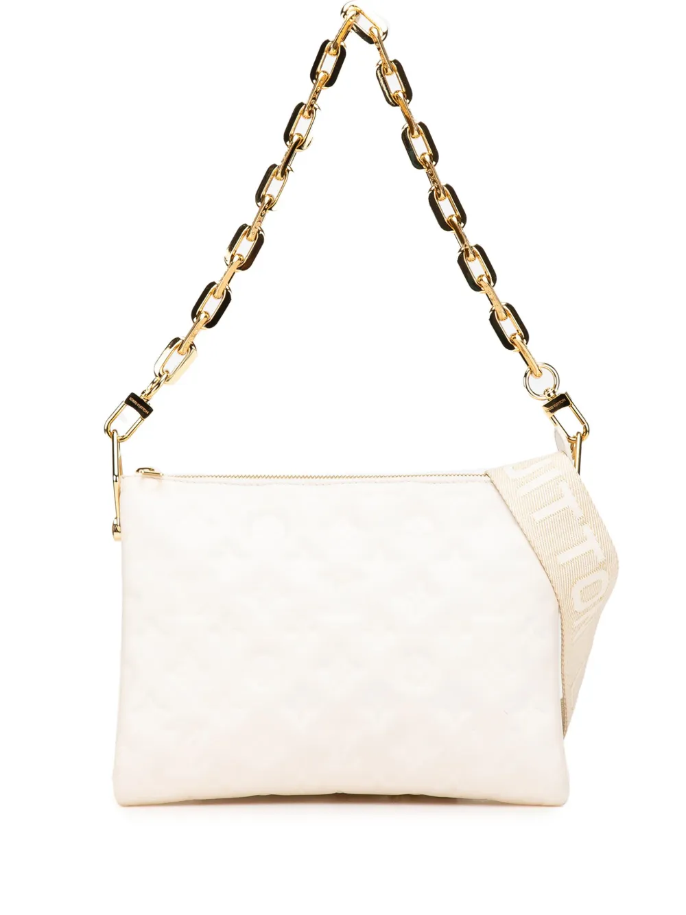Louis Vuitton Pre-Owned 2021 Monogram Coussin PM satchel - ホワイト Louis Vuitton Pre-Owned 2021 Monogram Coussin PM satchel - ホワイト