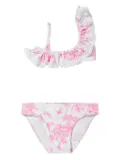 SELINIACTION KIDS ruffle-lace bikini - Pink