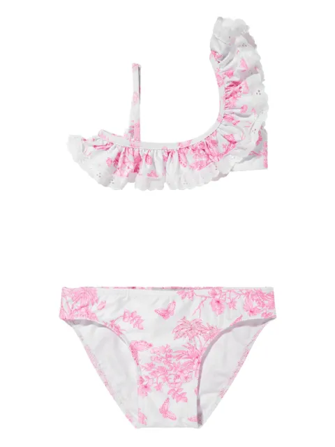 SELINIACTION KIDS ruffle-lace bikini