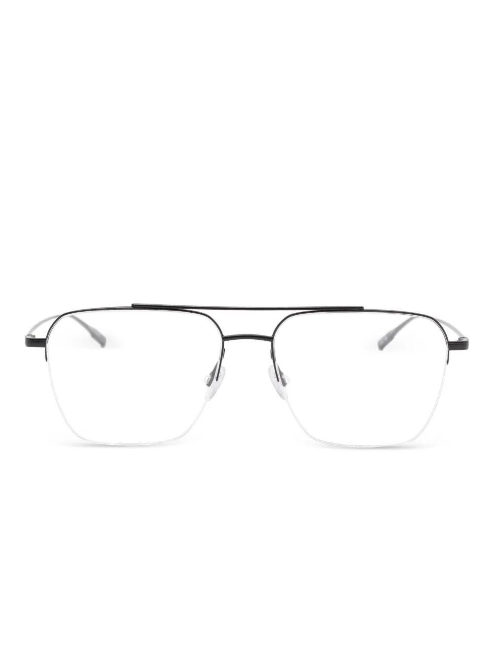 Barton Perreira half-rim design glasses - ブラック Barton Perreira half-rim design glasses - ブラック