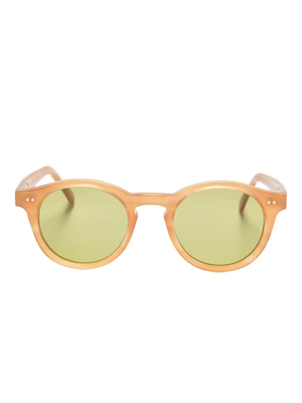 Family Affair round-frame sunglasses Beige
