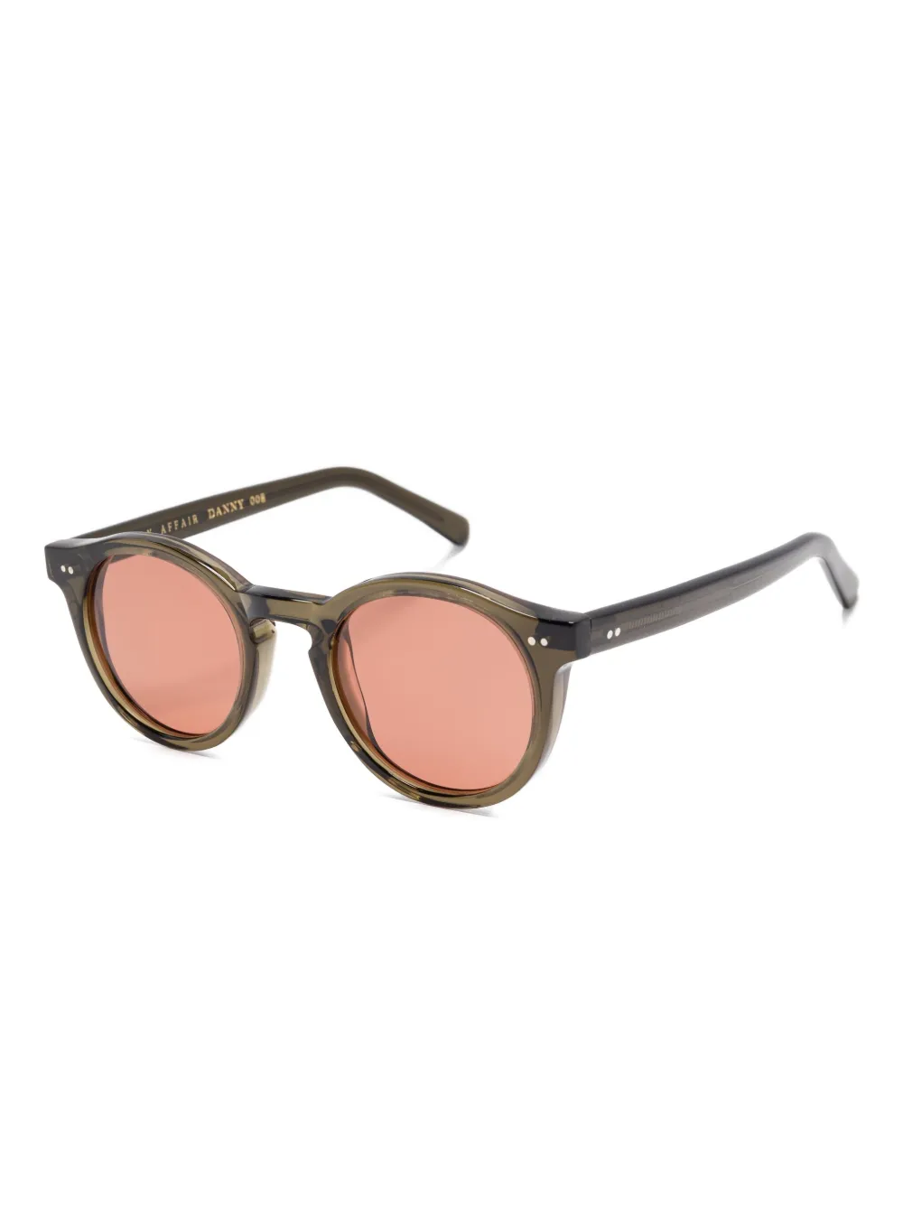 Family Affair Danny round-frame sunglasses Groen