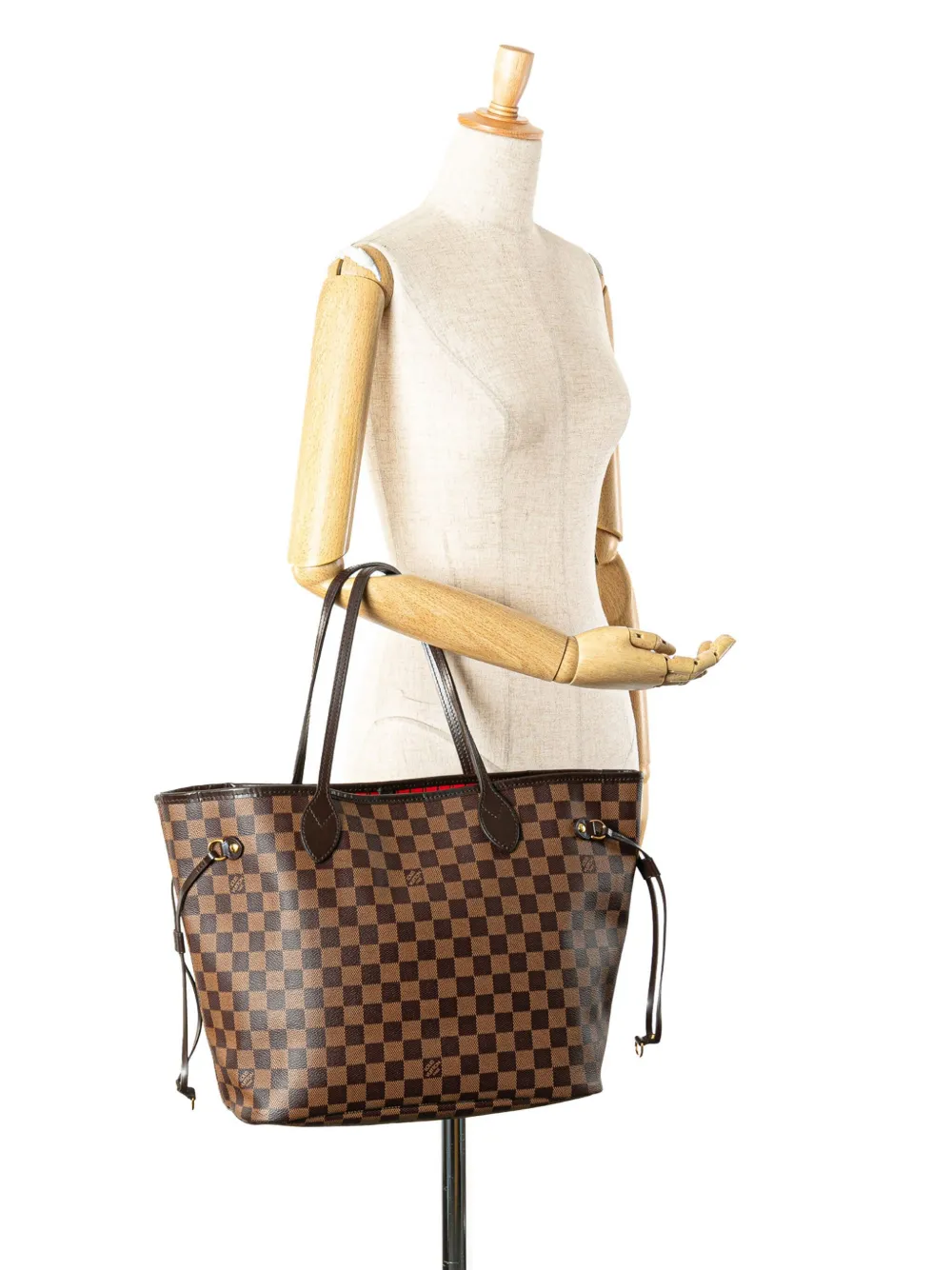 Louis Vuitton Pre-Owned 2019 Damier Ebene Neverfull MM tote bag | Pre-Owned | Image 2