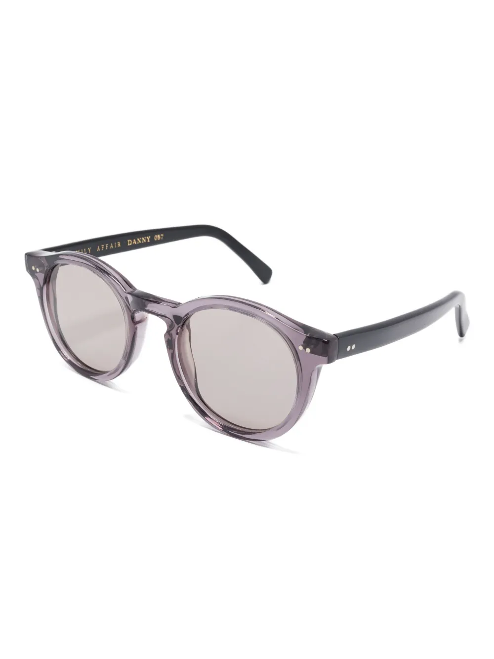 Family Affair Danny round-frame sunglasses - Grijs