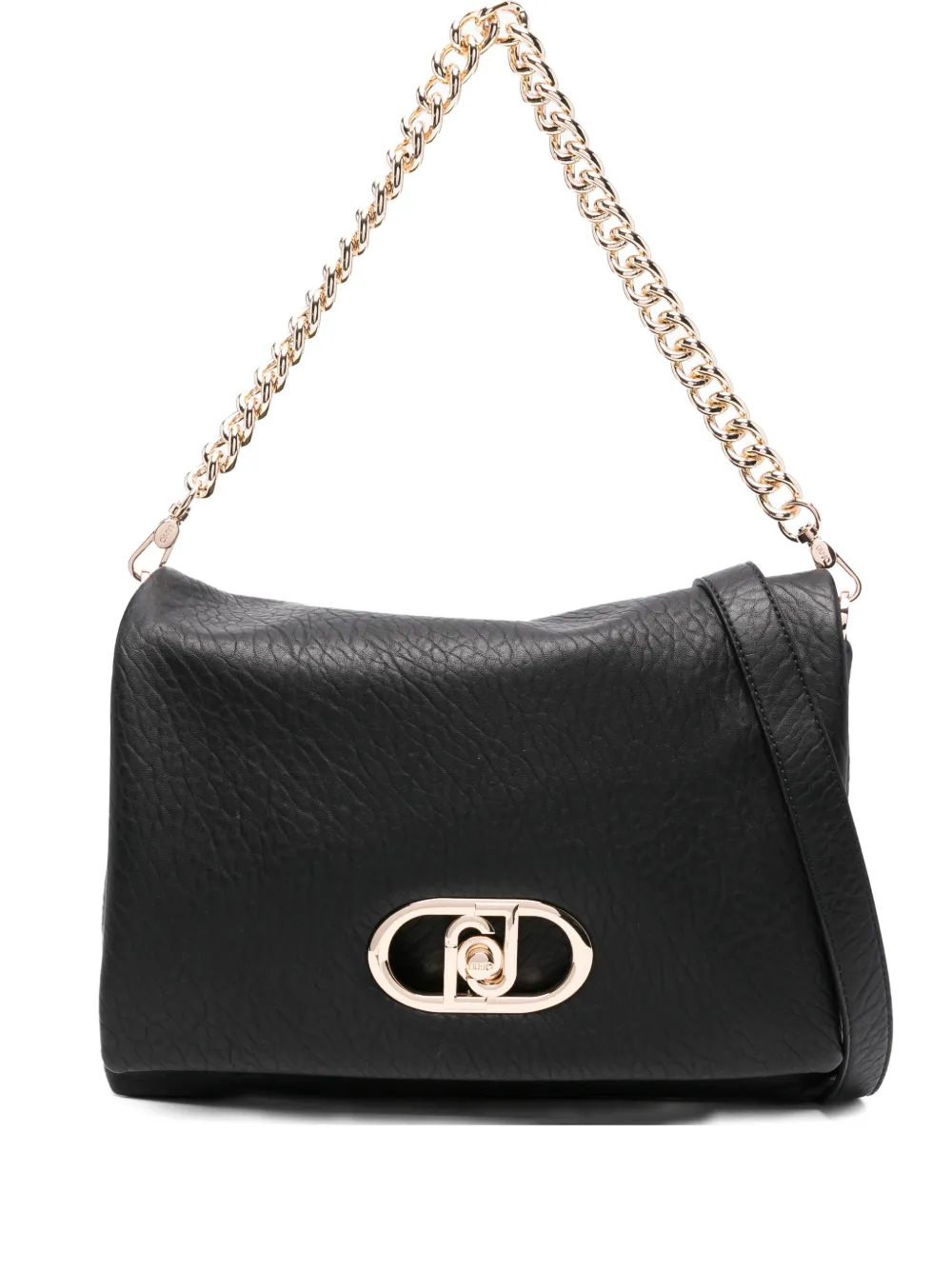 LIU JO large Lapuffy Ecs shoulder bag | Black | Image 1