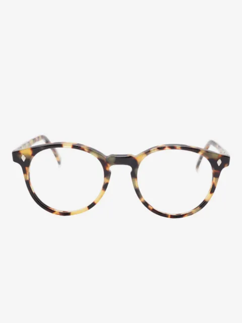 Family Affair lentes Leal con armazón redonda estilo carey
