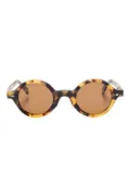 Family Affair Hopkins oval-frame sunglasses - Brown