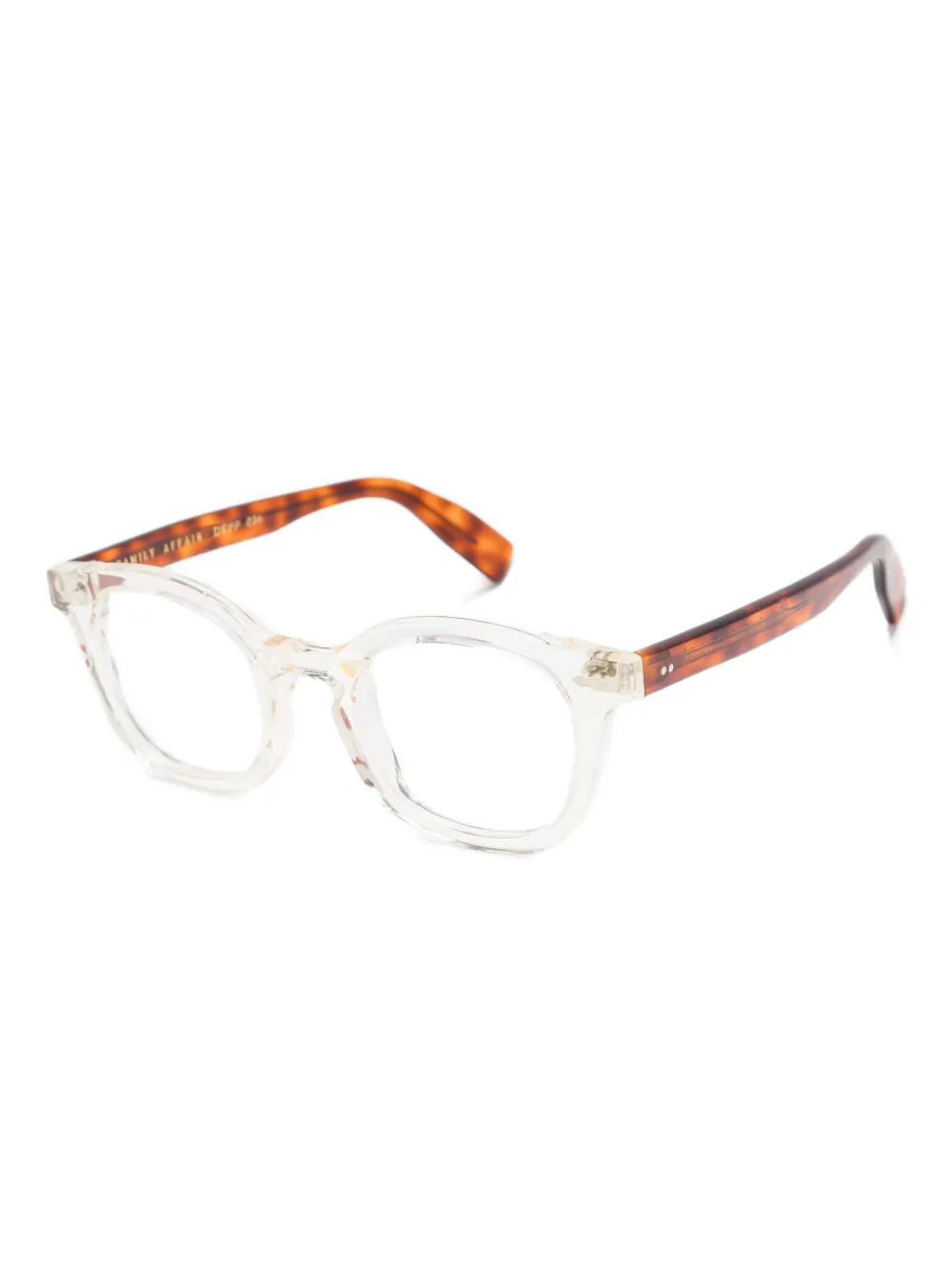 Family Affair lunettes de vue Depp à effet écaille de tortue | Homme | Image 2