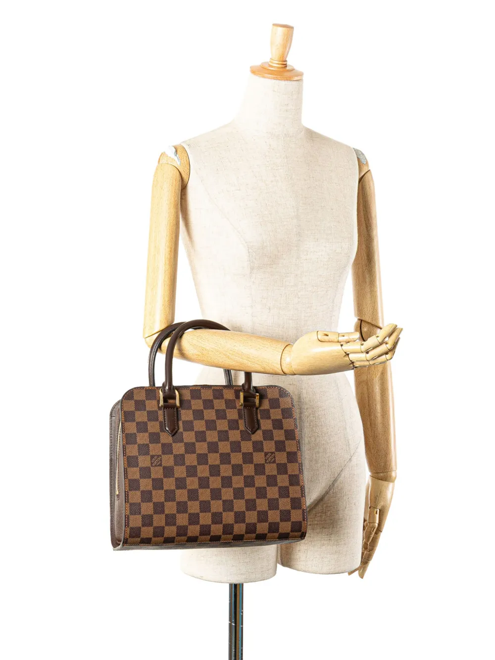 Louis Vuitton Pre-Owned 2001 Damier Ebene Triana handbag | Pre-owned | Image 2