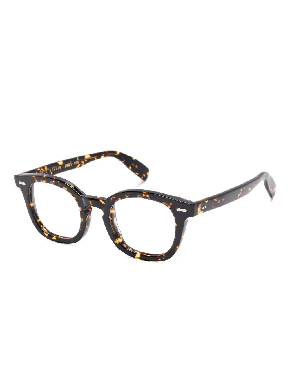 Family Affair Depp tortoiseshell round-frame glasses | Men | Image 2