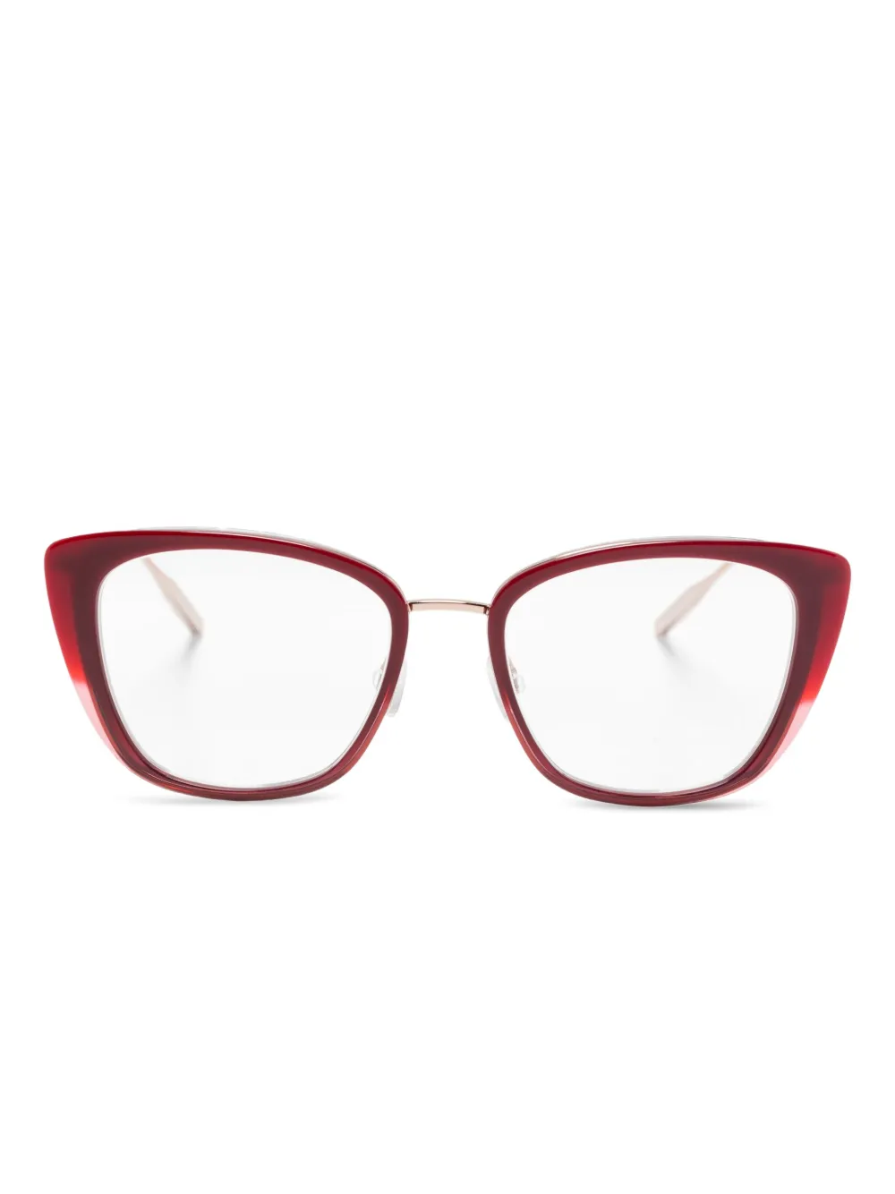 Barton Perreira Endora cat-eye glasses - レッド Barton Perreira Endora cat-eye glasses - レッド