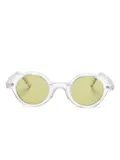 Family Affair Hopkins round-frame sunglasses - White