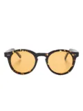 Family Affair Danny tortoiseshell round-frame sunglasses - Brown