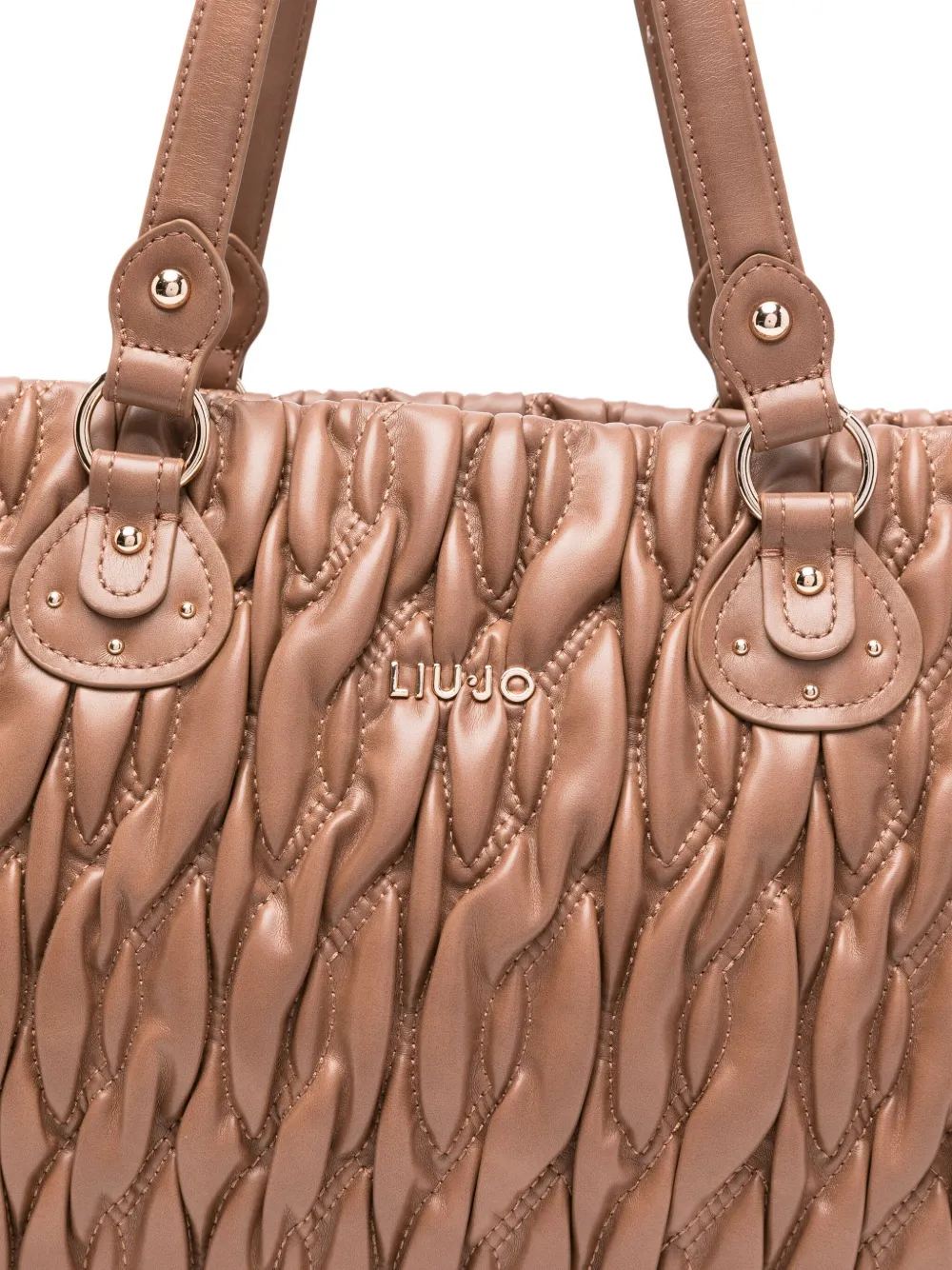 LIU JO Gewatteerde shopper Bruin