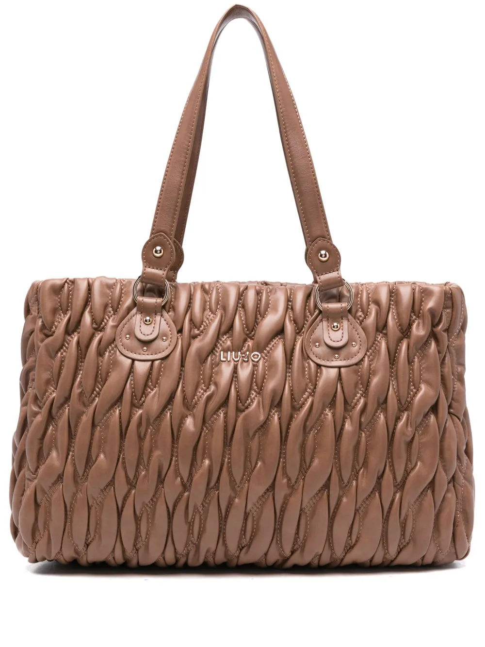 LIU JO quilted tote bag | Brown | Image 1