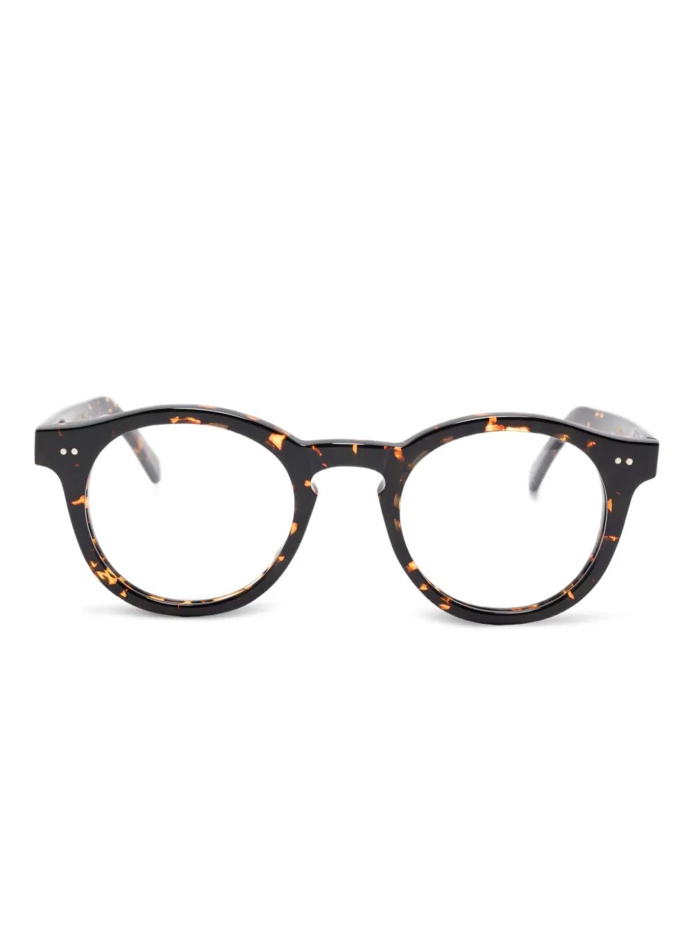 Family Affair tortoiseshell round glasses - ブラウン Family Affair tortoiseshell round glasses - ブラウン