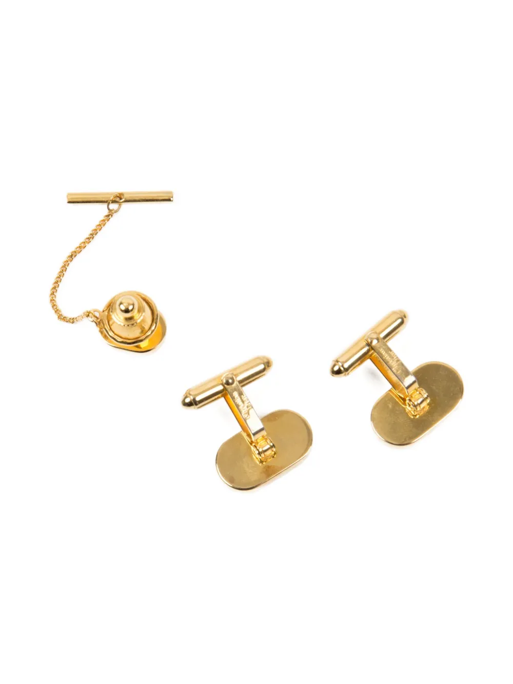Christian Dior Pre-Owned 1990s logo-engraved cufflinks set | Image 2