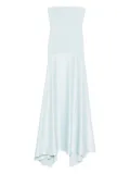 Solace London strapless fishtail dress - Blue