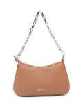Alexander McQueen mini T-bar chain-strap shoulder bag - Brown
