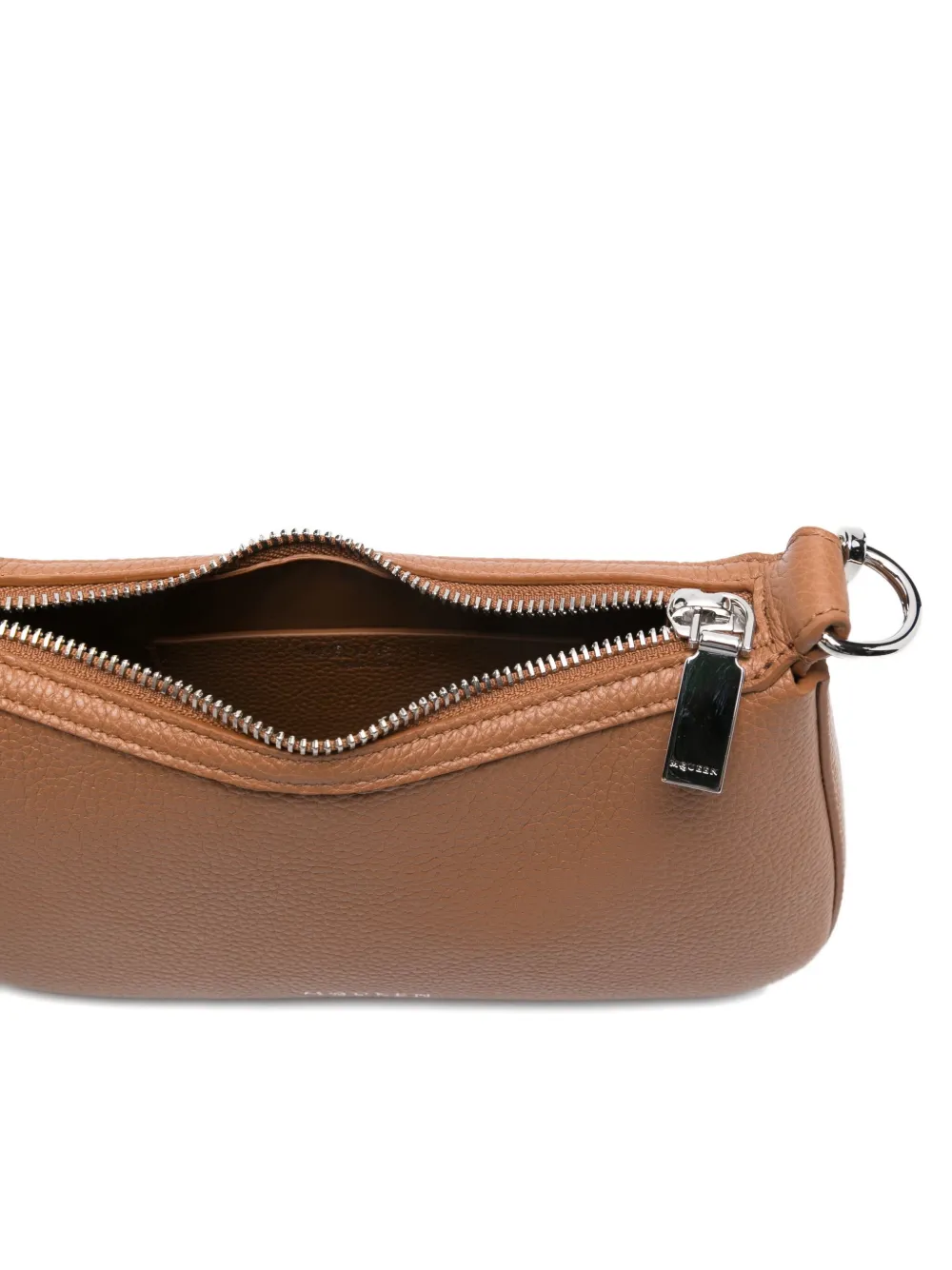 Alexander Mcqueen Mini T-bar Chain-strap Shoulder Bag In Brown