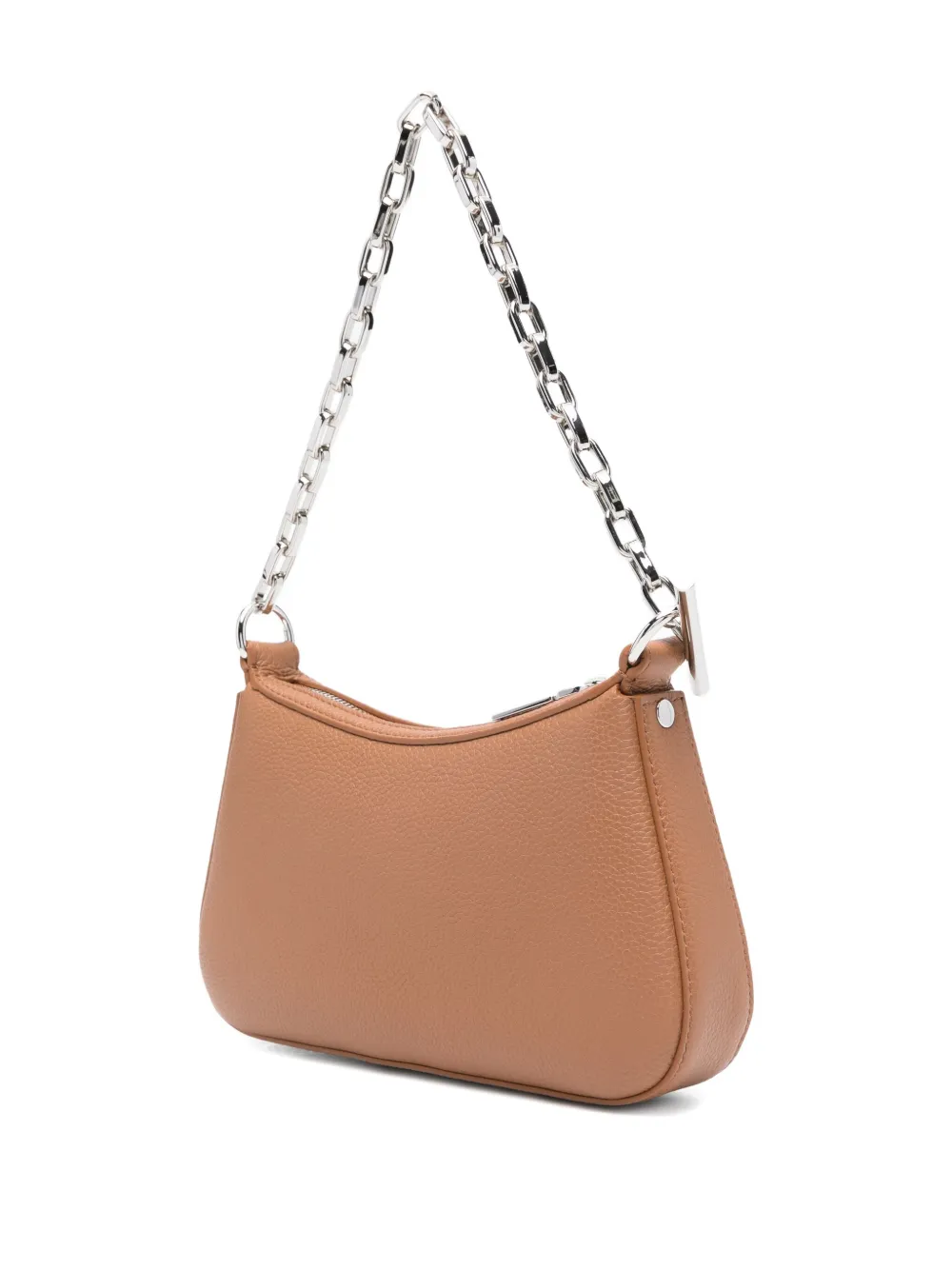 Alexander Mcqueen Mini T-bar Chain-strap Shoulder Bag In Brown