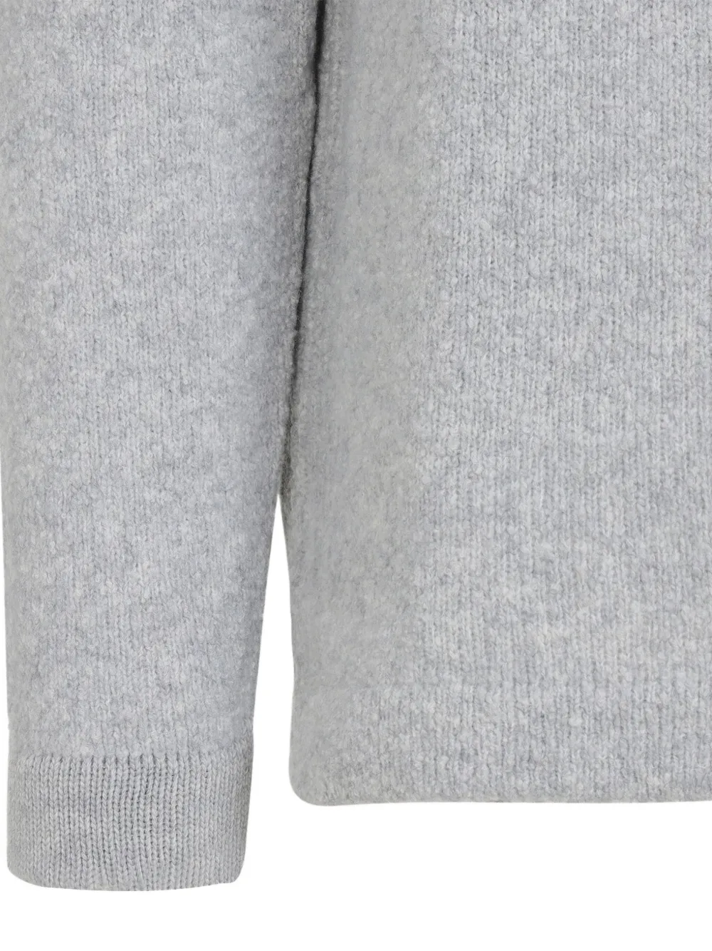 Stone Island ribbed crew-neck sweater Grijs