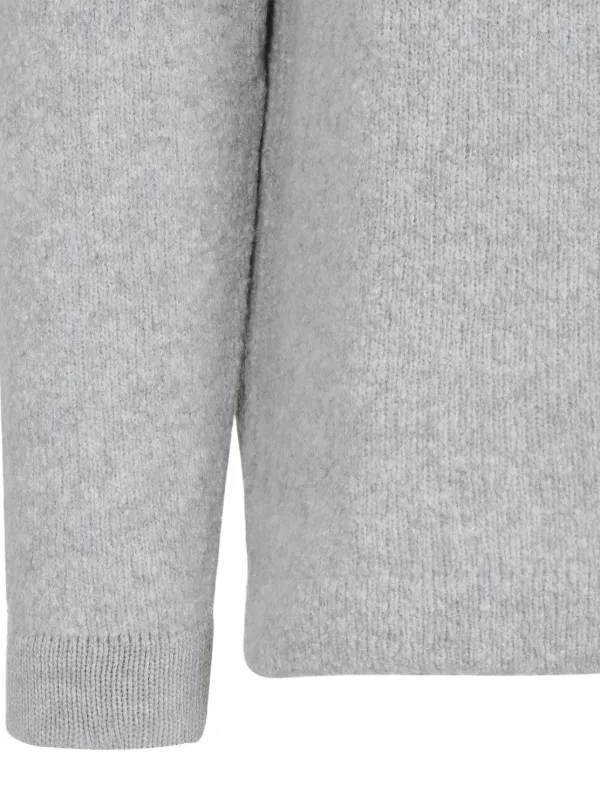 Stone Island Ribbed crew-neck Sweater | Grey | FARFETCH
