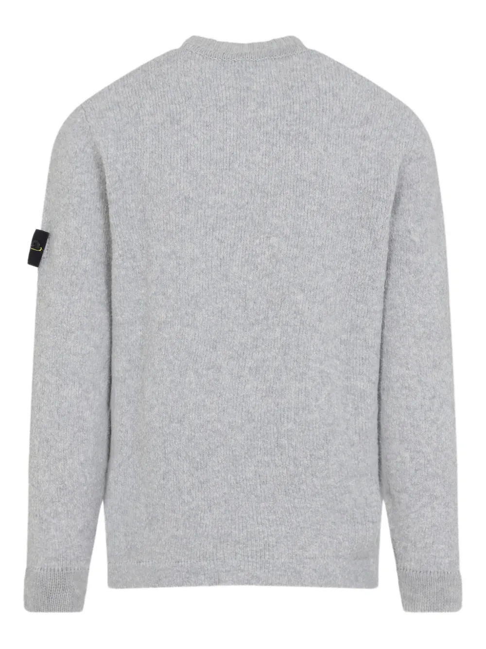 Stone Island ribbed crew-neck sweater Grijs