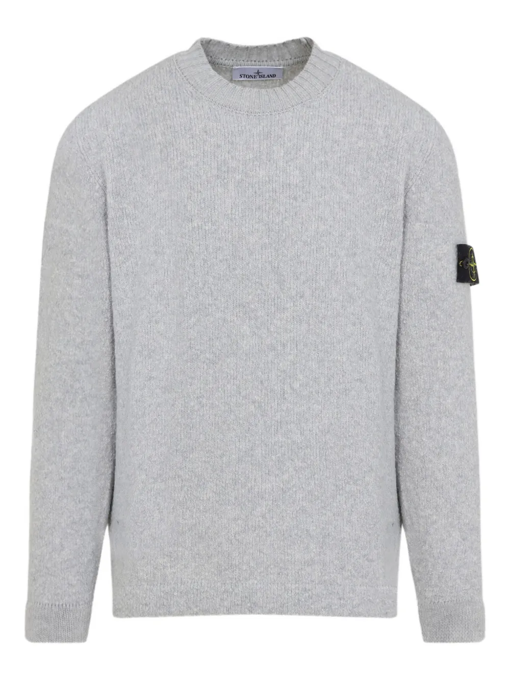 Stone Island ribbed crew-neck sweater Grijs
