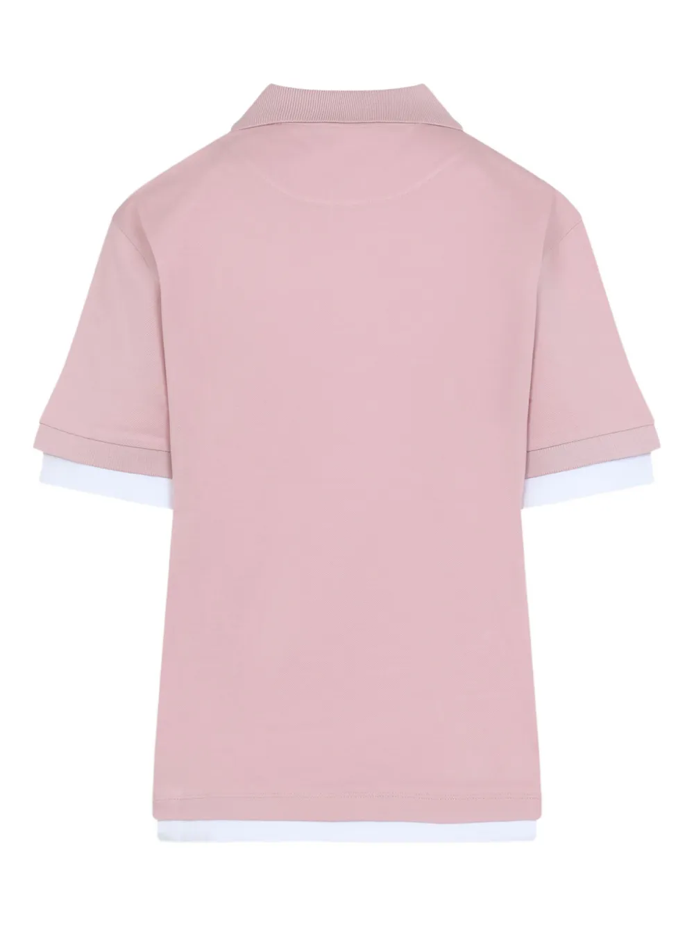 Prada layered polo shirt Roze