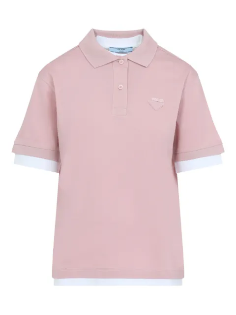 Prada Poloshirt im Layering-Look
