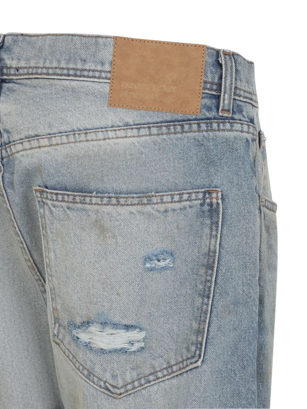 Enfants Riches Déprimés Gerafelde jeans Blauw