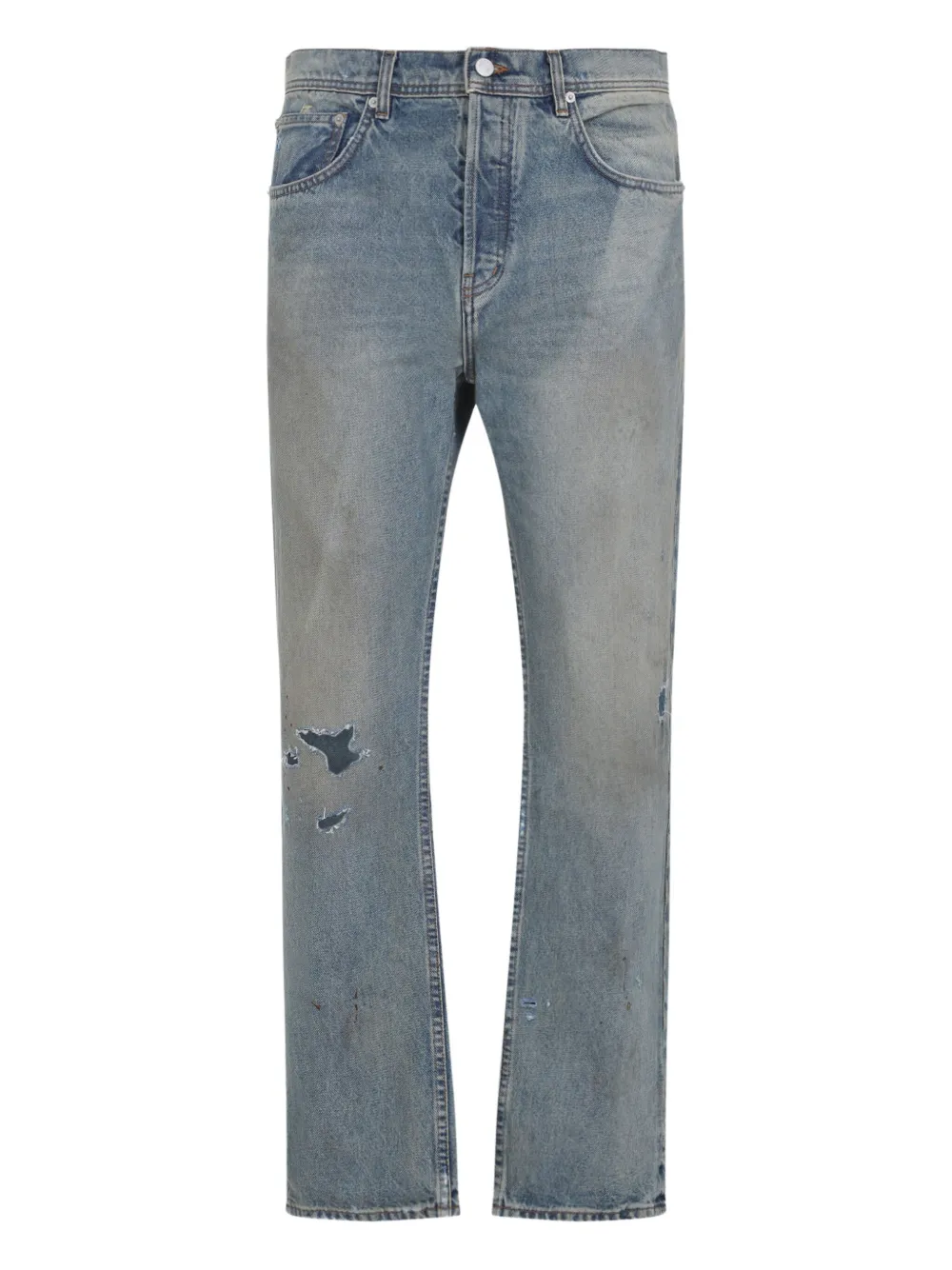 Enfants Riches Déprimés Gerafelde jeans Blauw