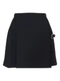 Enfants Riches Déprimés pleated buckle-fastening mini skirt - Black