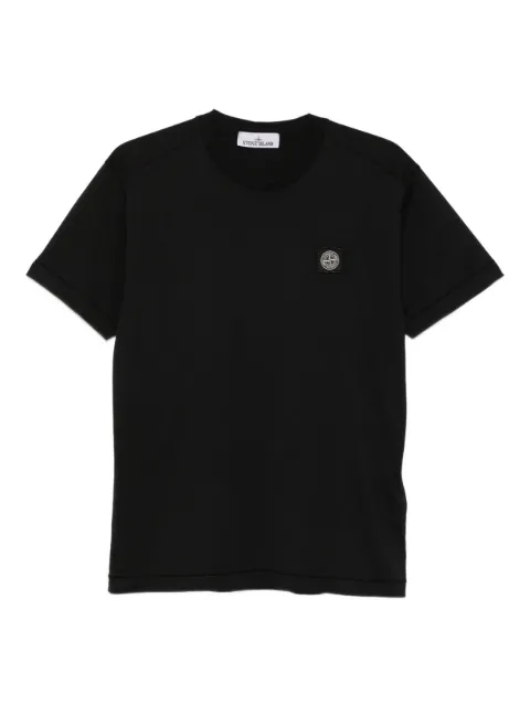 Stone Island logo-patch cotton t-shirt